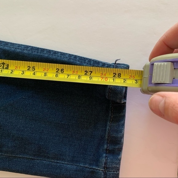 Denim Co Skinny Jeans Dark Wash Distressed Busted Knees Classic Womens sz 4 - Picture 8 of 8